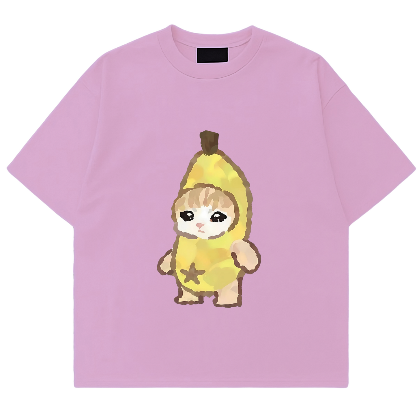 Banana Cat Doodle Tee