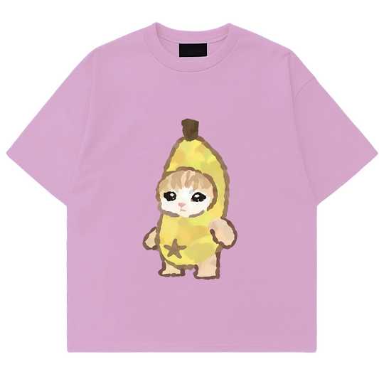 Banana Cat Doodle Tee