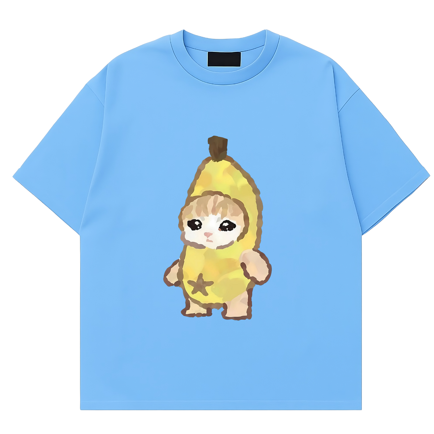Banana Cat Doodle Tee