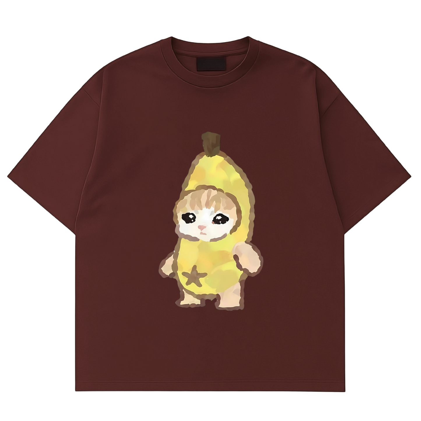 Banana Cat Doodle Tee