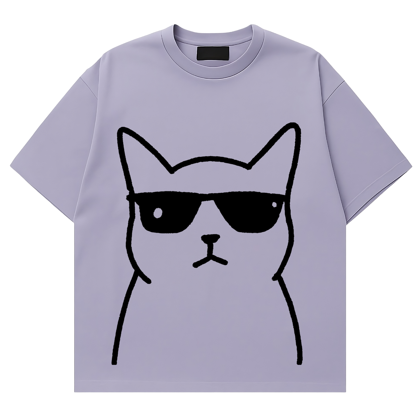 Badass Cat Doodle Tee π¬