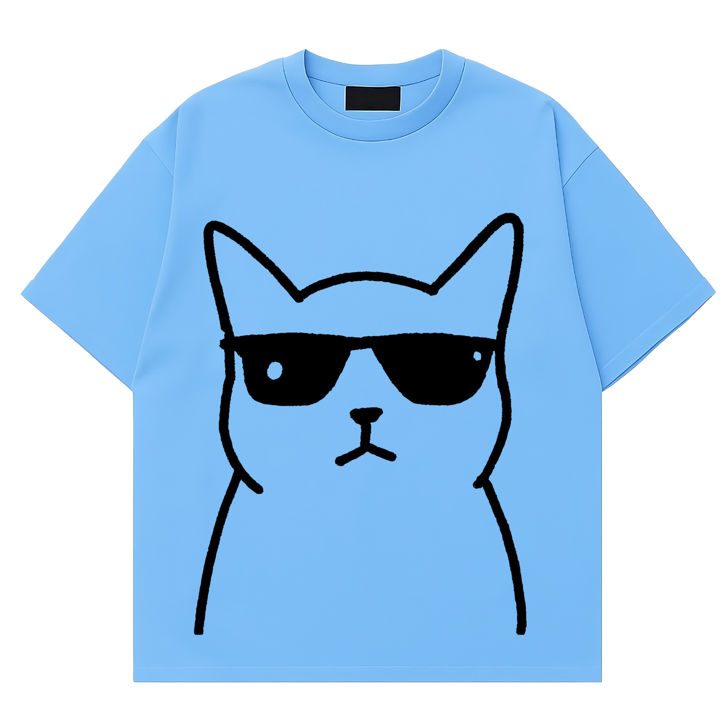 Badass Cat Doodle Tee π¬