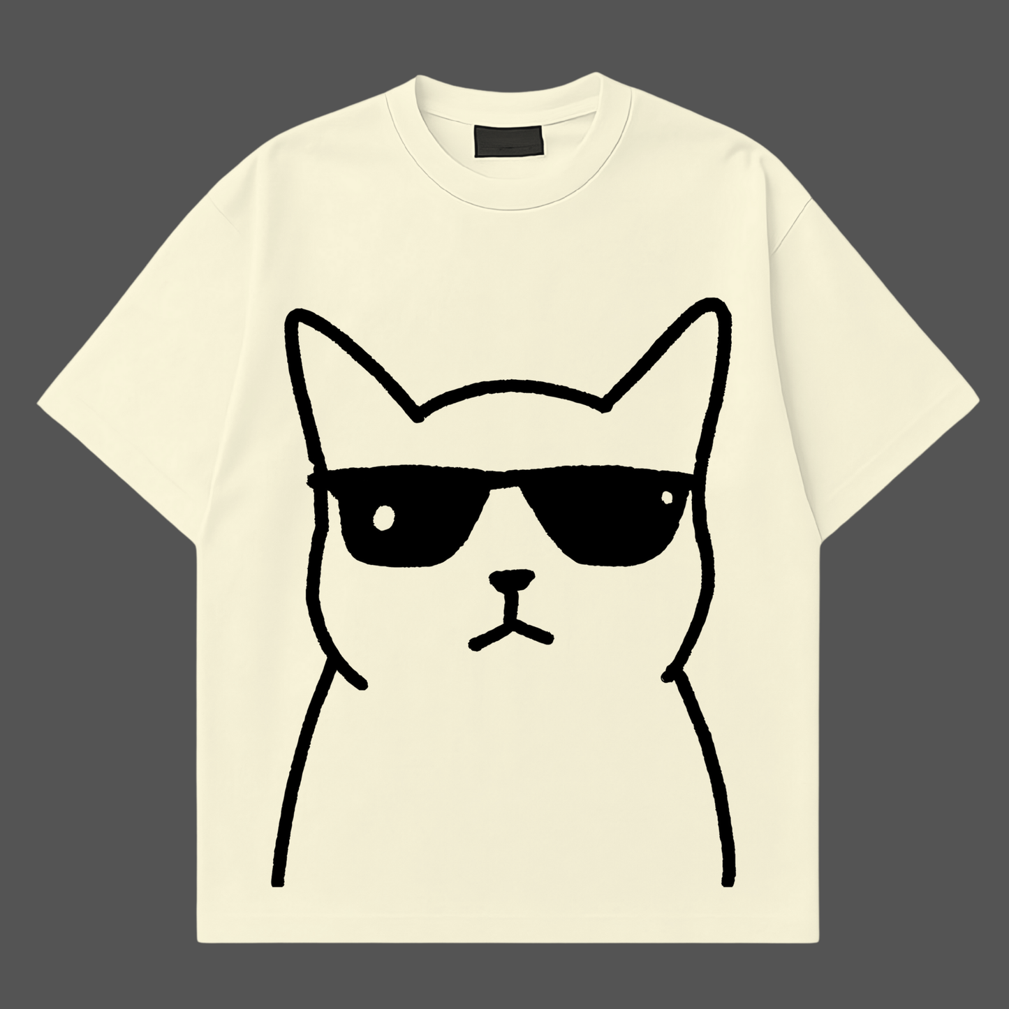 Badass Cat Doodle Tee π¬