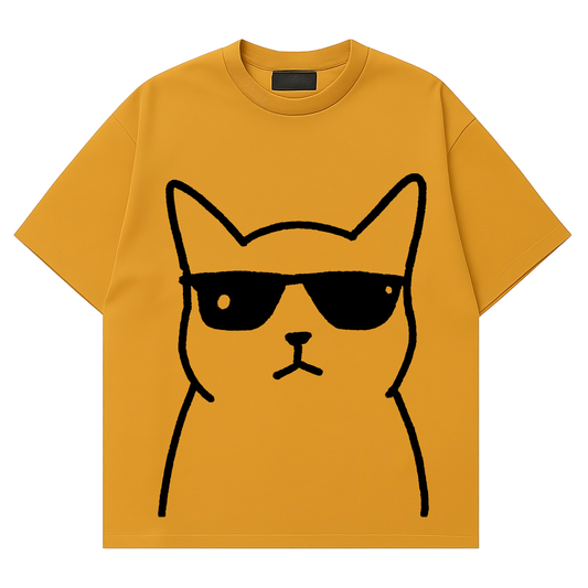 Badass Cat Doodle Tee π¬