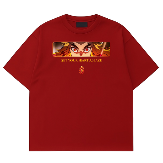 Rengoku SET YOUR HEART ABLAZE Tee 🔥
