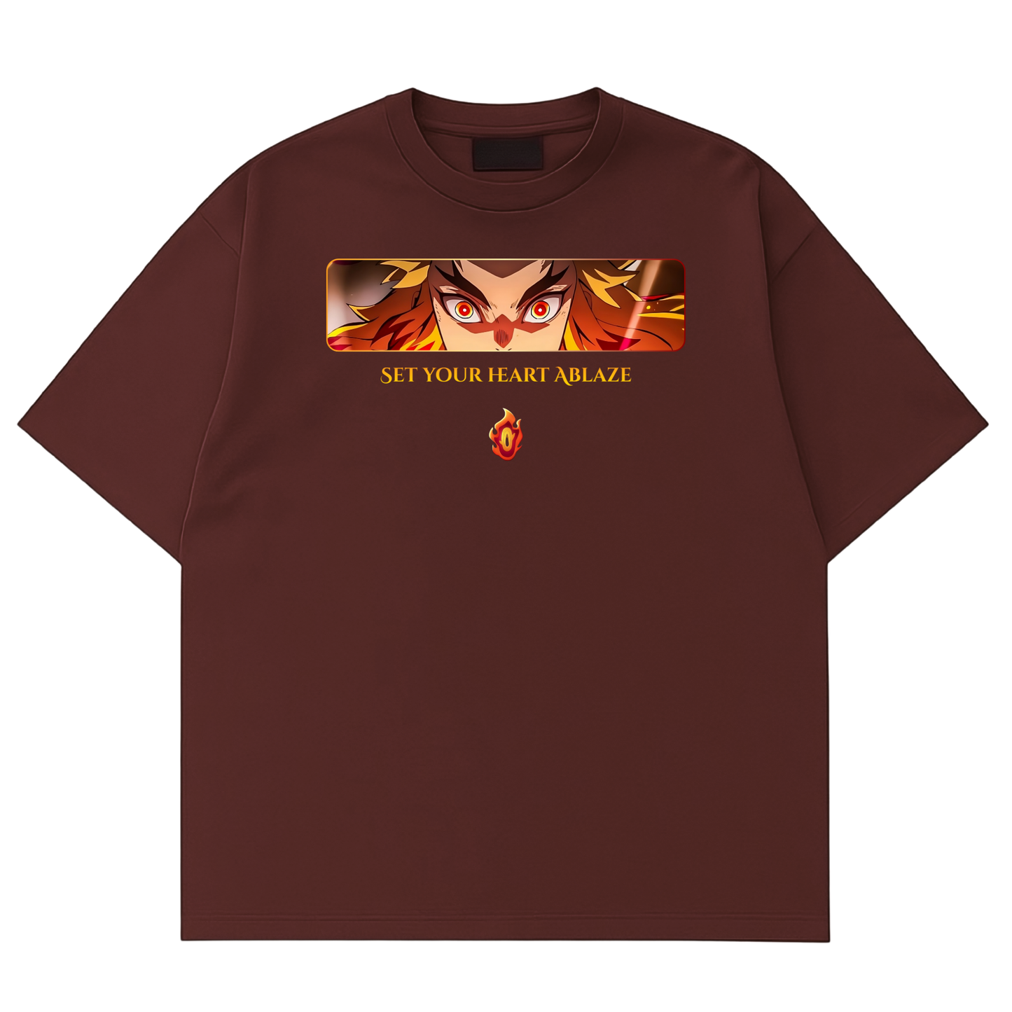 Rengoku SET YOUR HEART ABLAZE Tee π₯