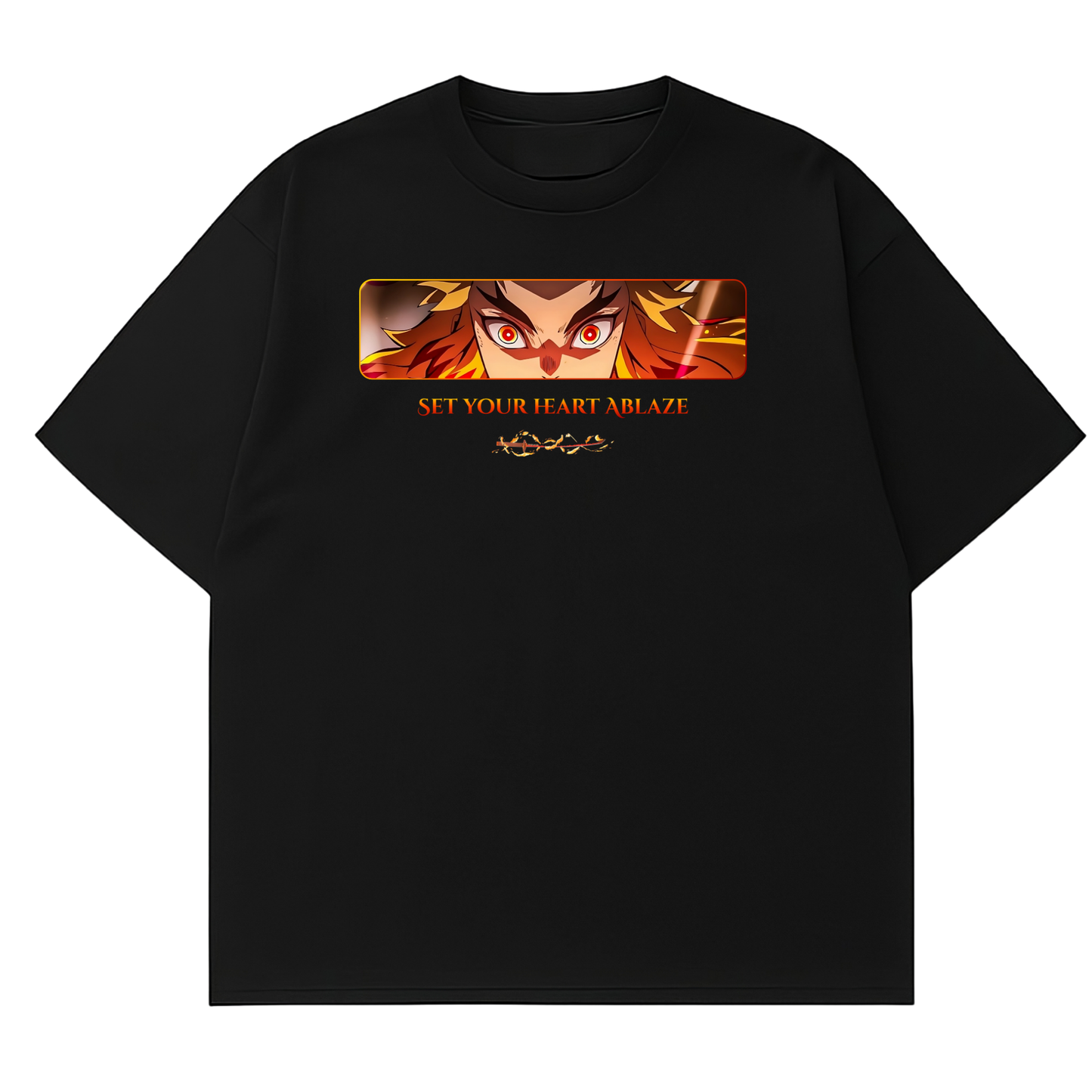 Rengoku SET YOUR HEART ABLAZE Tee π₯