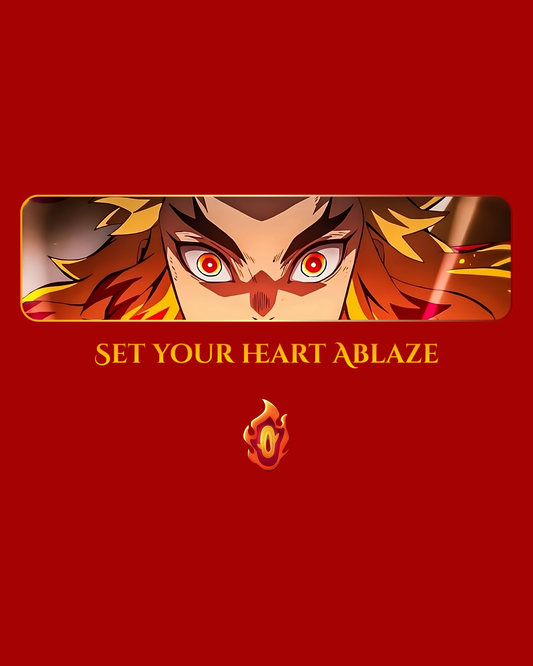 Rengoku SET YOUR HEART ABLAZE Tee 🔥