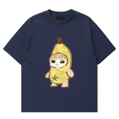 Banana Cat Doodle Tee