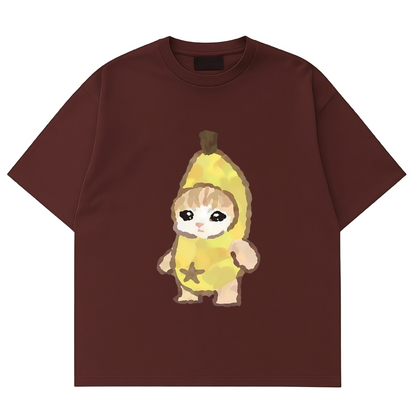 Banana Cat Doodle Tee