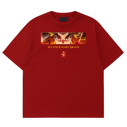 Rengoku SET YOUR HEART ABLAZE Tee 🔥